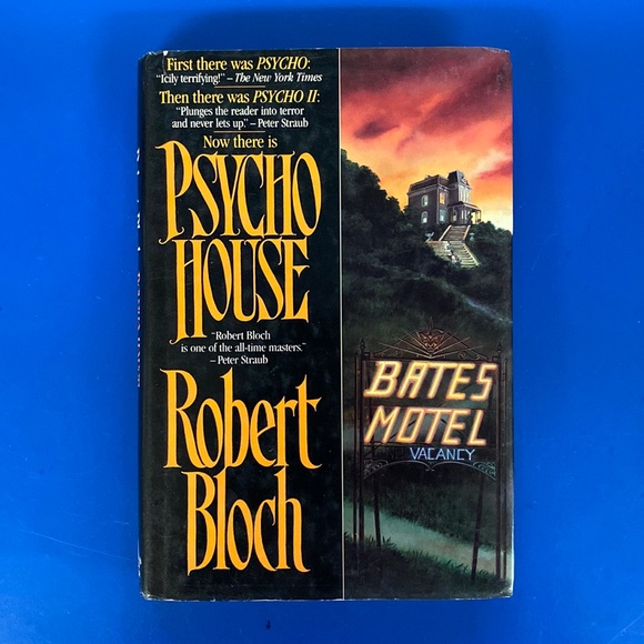 Psycho House by Robert Bloch (hardcover) vintage, 1990 - Picture 1 of 9